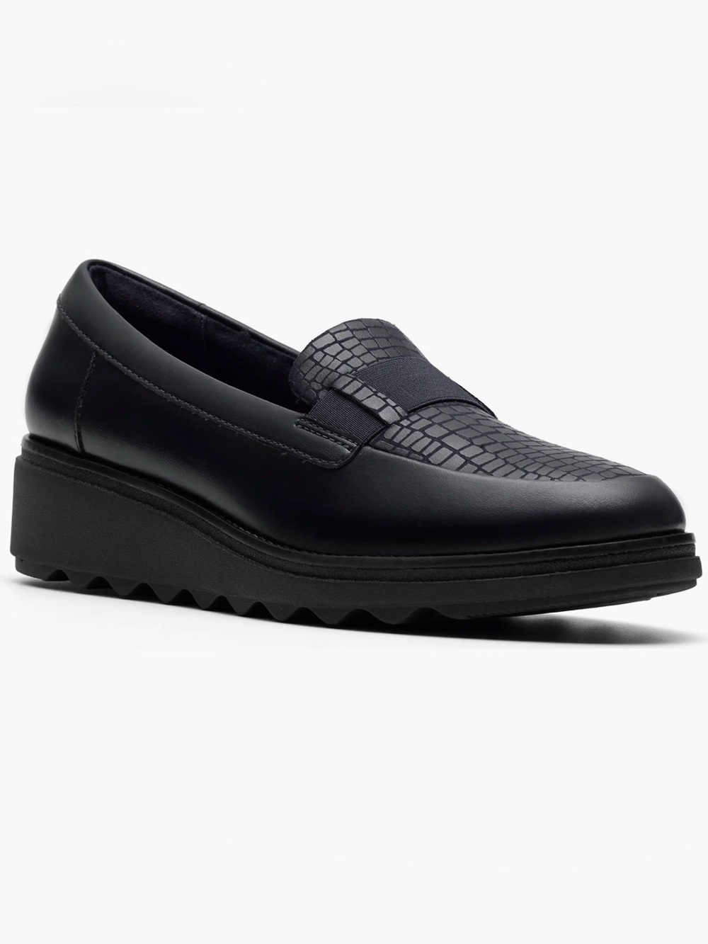 Clark's Navy Sharon Loafer Woman US 10